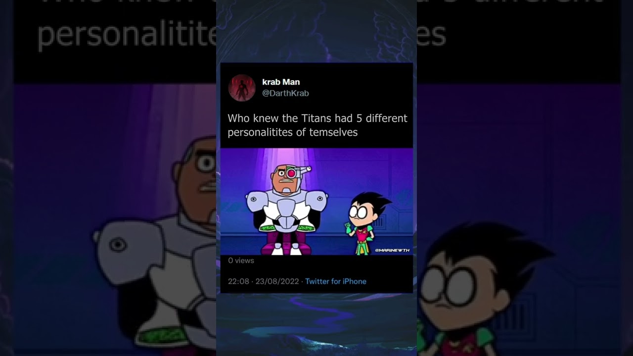 Cyborg and Beast Boy's Personalities Get Split Up #shorts
