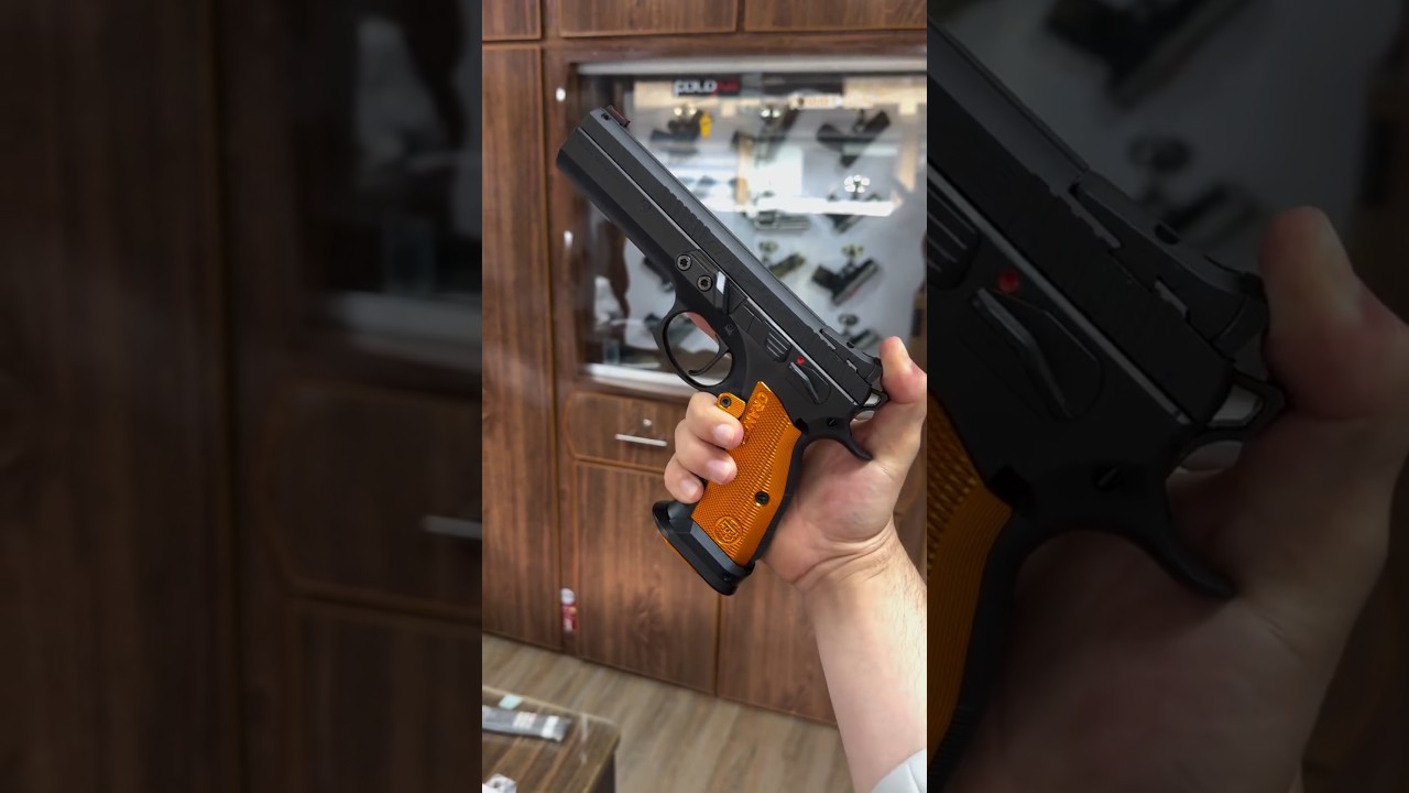 Cz 75 Tactical Sport 40S&W Pistol. #shorts #40s&wpistol #czpistol