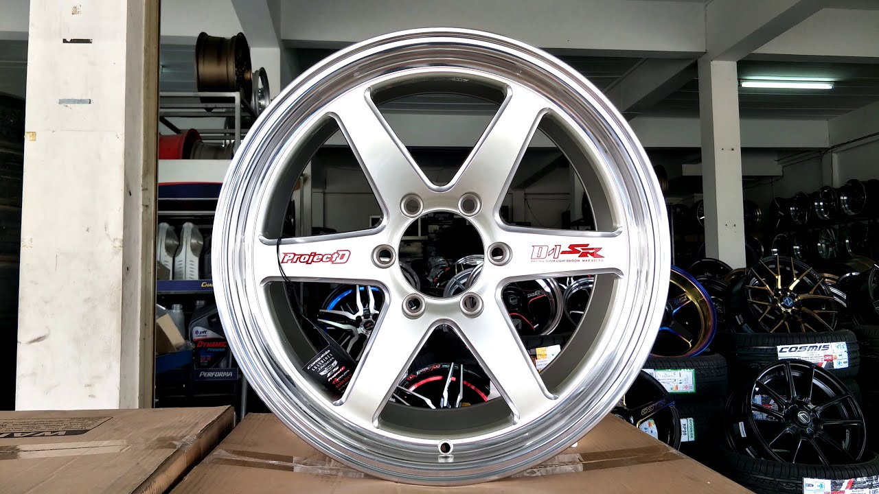 D1SR. SPEC-R. 18X9.5. 6/139.7. SILVER.  ขาว เงา สวย สว่าง สายคลีน