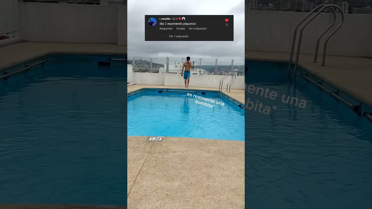 Día 3 #piscina #reto #desafio #youtubeshorts #disciplina #desarrollopersonal #metas
