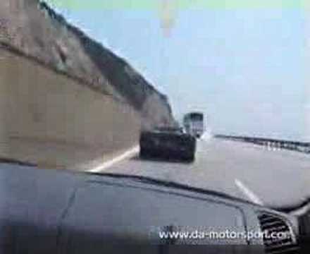 DA Motorsports BMW E36 M3 & Lamborghini Diablo On HighWay (izmit)