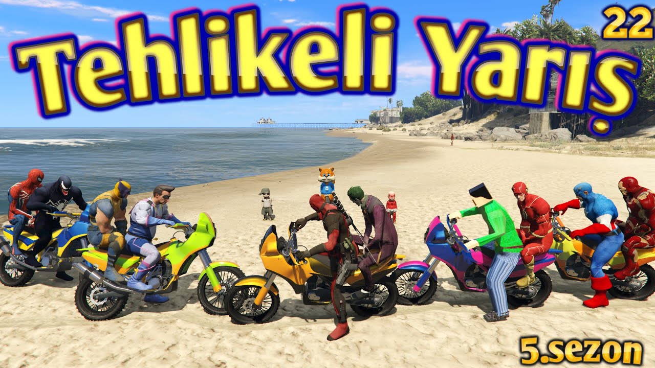 DAĞ MOTOSİKLETİ İLE DAĞDAN UÇMA YARIŞI - Tehlikeli Yarış 5.Sezon