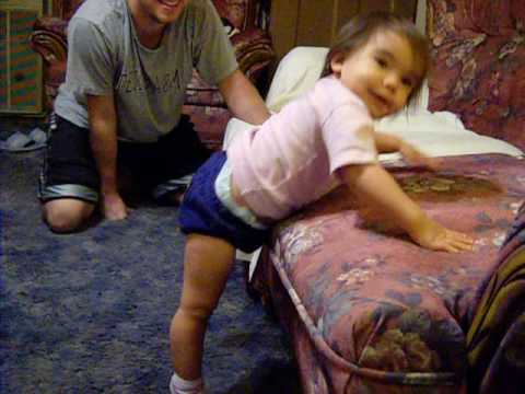 Daddy tickles Sierra 111109