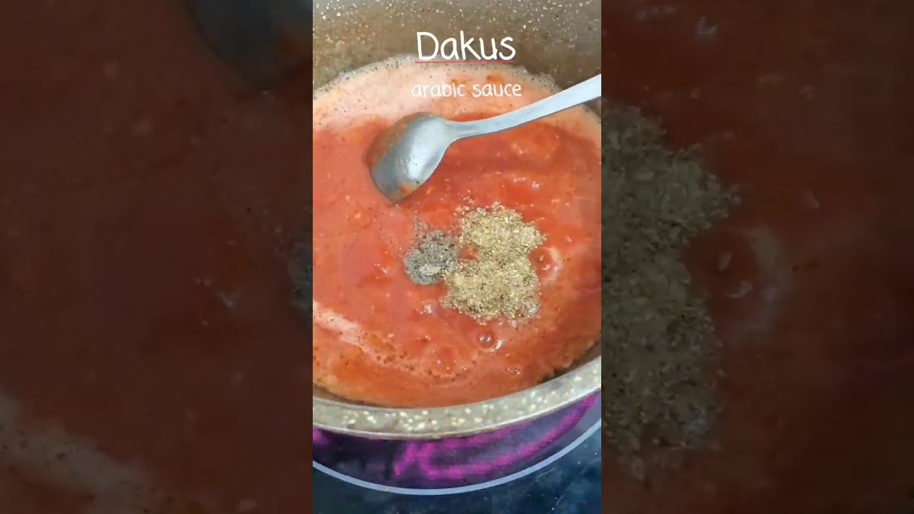 Dakus (arabic sauce)#trending #viral #dakussauce