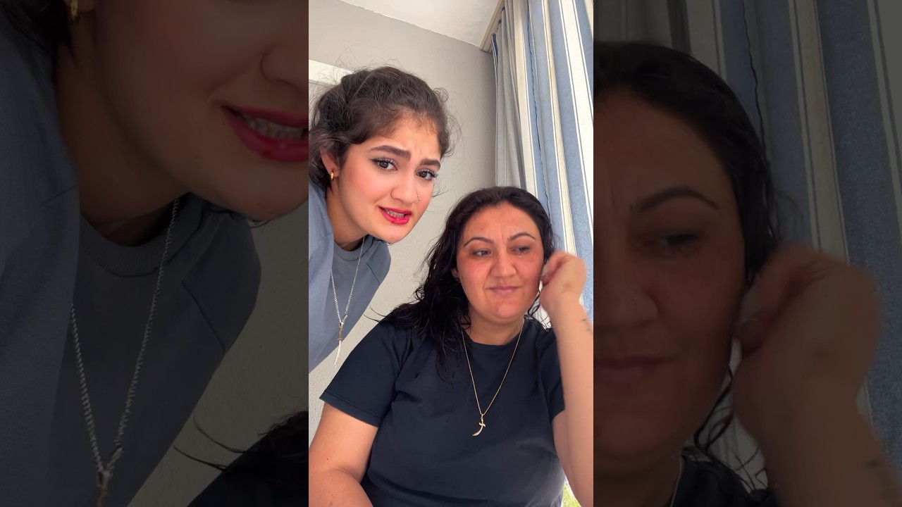 Dalmışım o eski günlere #shortvideo #eylence #anne #kizim