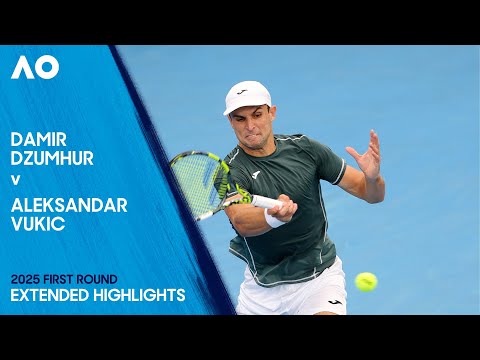 Damir Dzumhur v Aleksandar Vukic Extended Highlights | Australian Open 2025 First Round