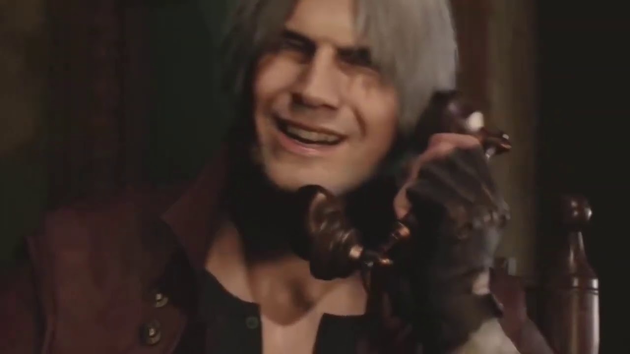 Dante receives a phone call