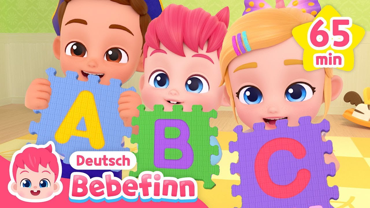 Das ABC-Lied für Kinder | Mix | ABC lernen | German Alphabet | Bebefinn Deutsch - Kinderlieder
