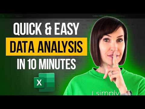 Data Analysis for BEGINNERS in Excel in 2025 | No Python Required