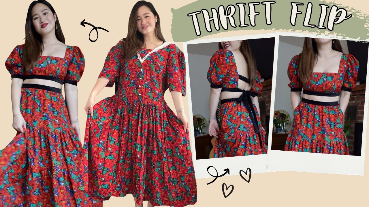 Dated Dress Transformation ♥️ DIY 2 Piece Set