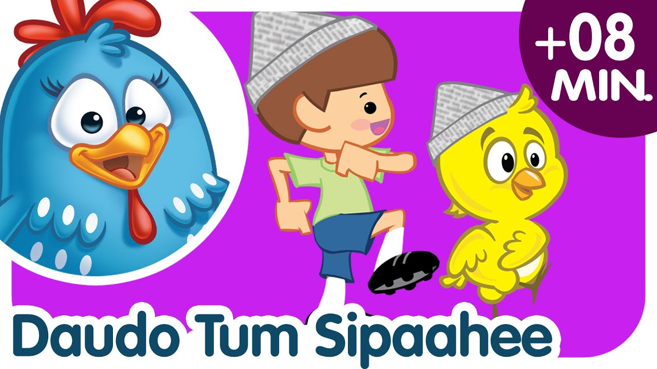 Daudo Tum Sipaahee | दौड़ो तुम सिपाही | Lottie Dottie Murgi Hindi Rhymes for Kids