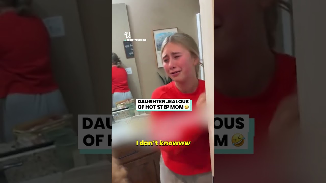 Daughter Jealous of Hot Step Mom 🤣 #viralshort #gender #viralvideo