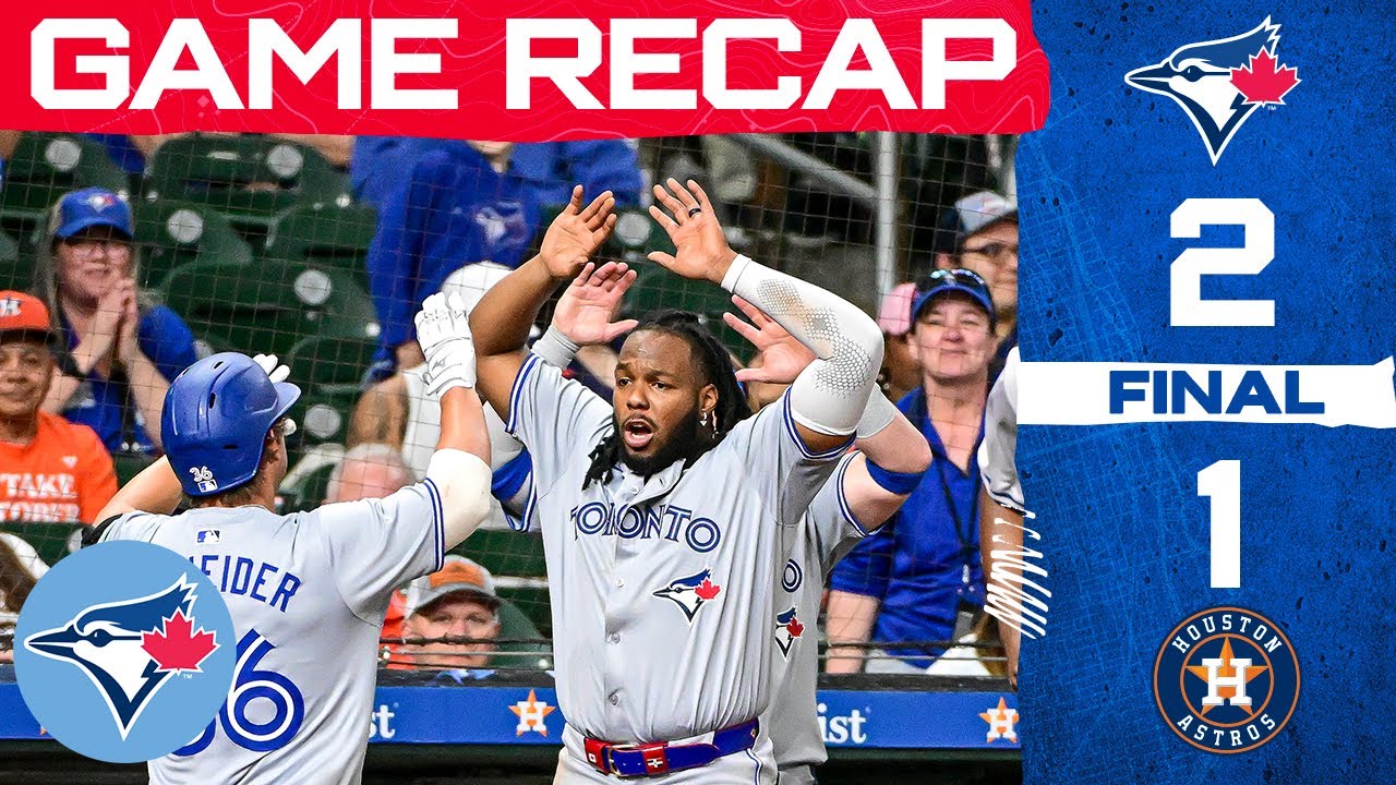 Davis Schneider helps Blue Jays STEAL victory in Houston!