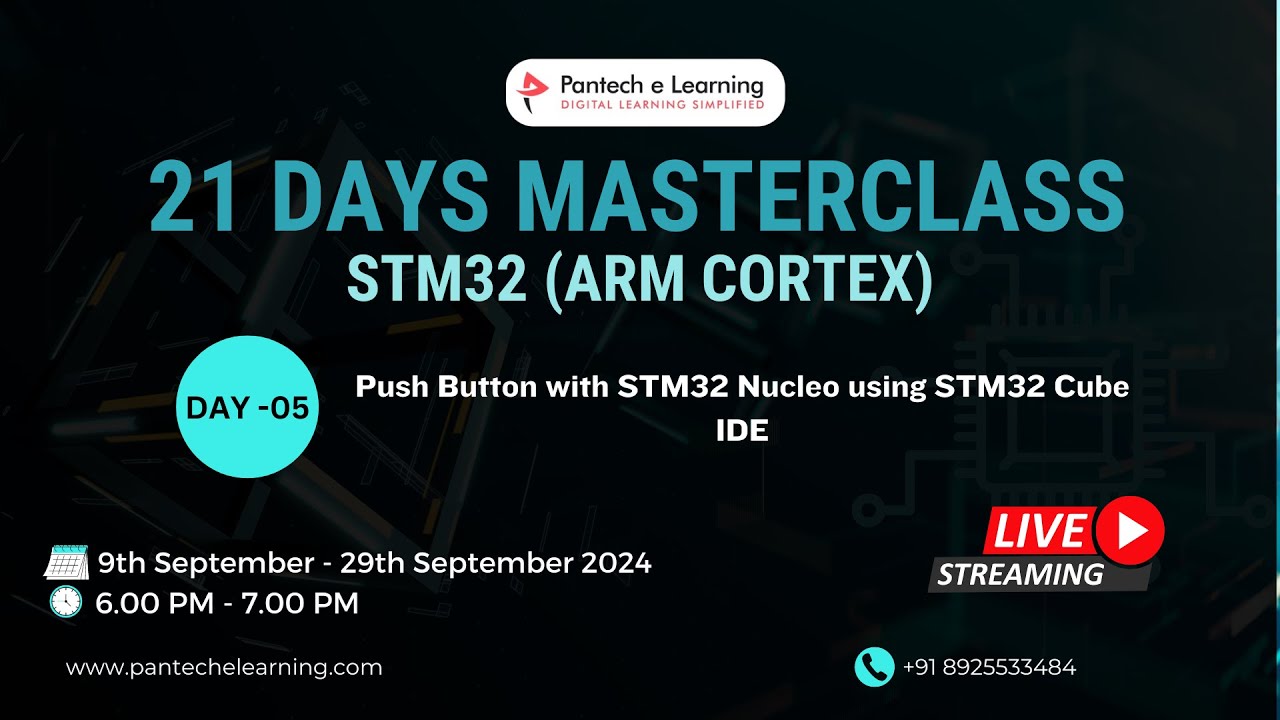 Day 05 - Push Button with STM32 Nucleo using STM32 Cube IDE