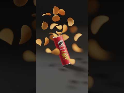 Day 4 of modeling comments, Pringles #blender #blender3d #3dart #3dmodeling #graphicdesign #b3d