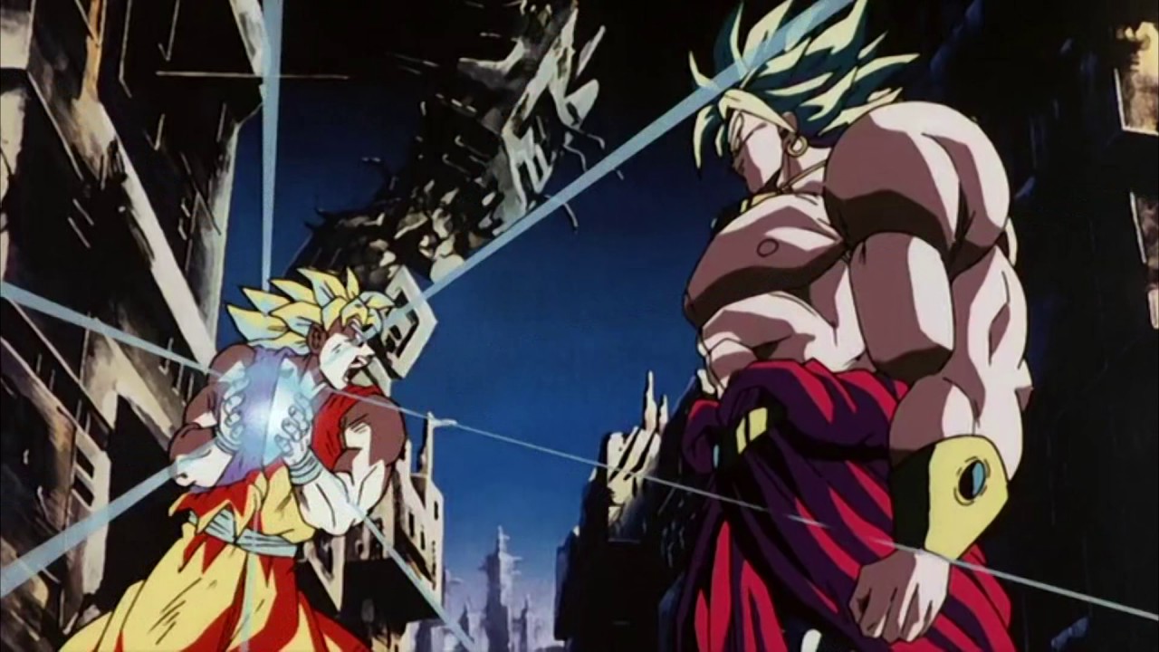 DBZ - Goku's Kamehameha is pointless against Broly (Japanese)