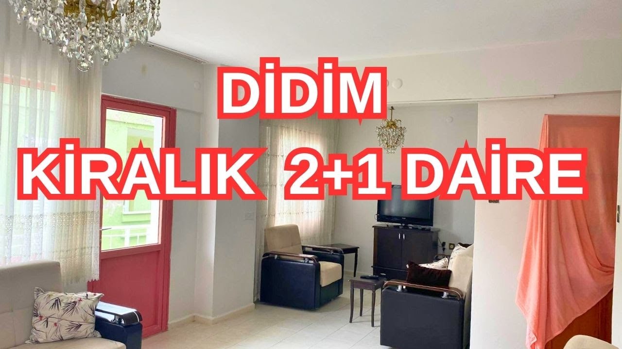 DİDİM KİRALIK EŞYALI 2+1 DAİRE | 22.000 TL