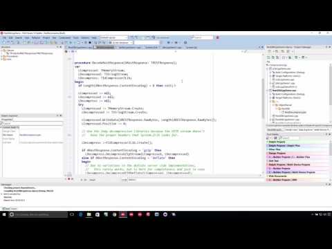 Decompressing GZIP Encoded REST HTTP Responses in C++Builder