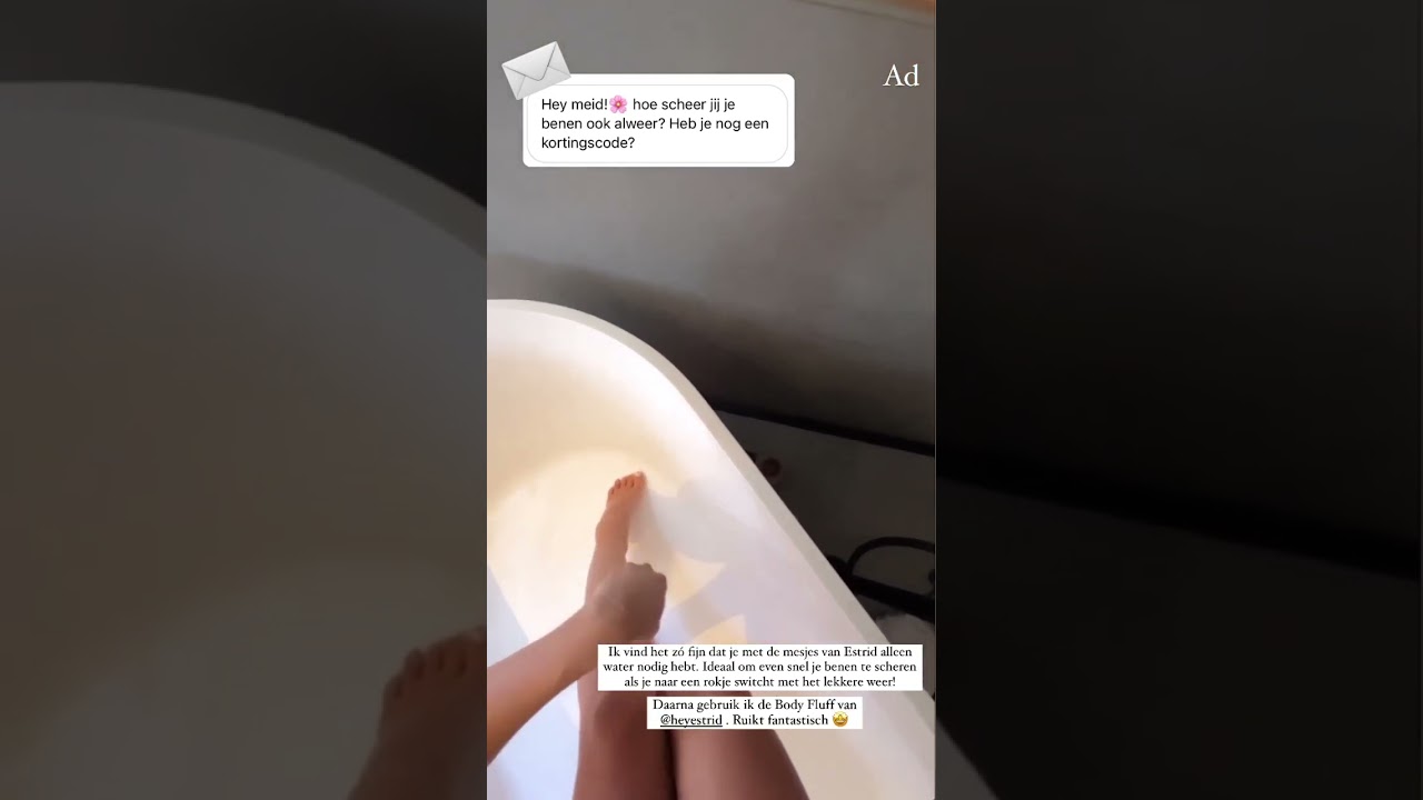 Dee van der Zeeuw Scheert haar Benen (bnertjes.nl)