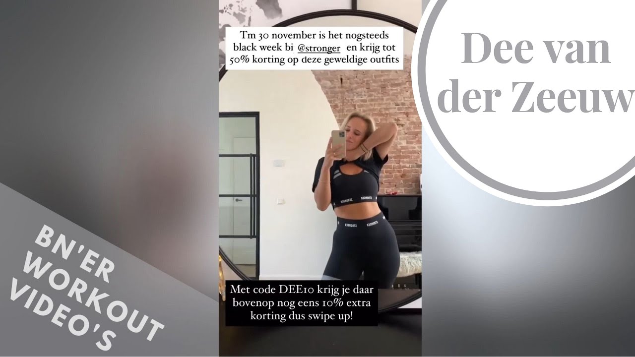 Dee van der Zeeuw showt haar kont in sporty outfits!