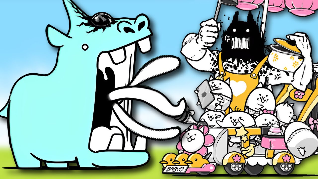 Defeating the HORRORPOTAMUS! (Battle Cats)