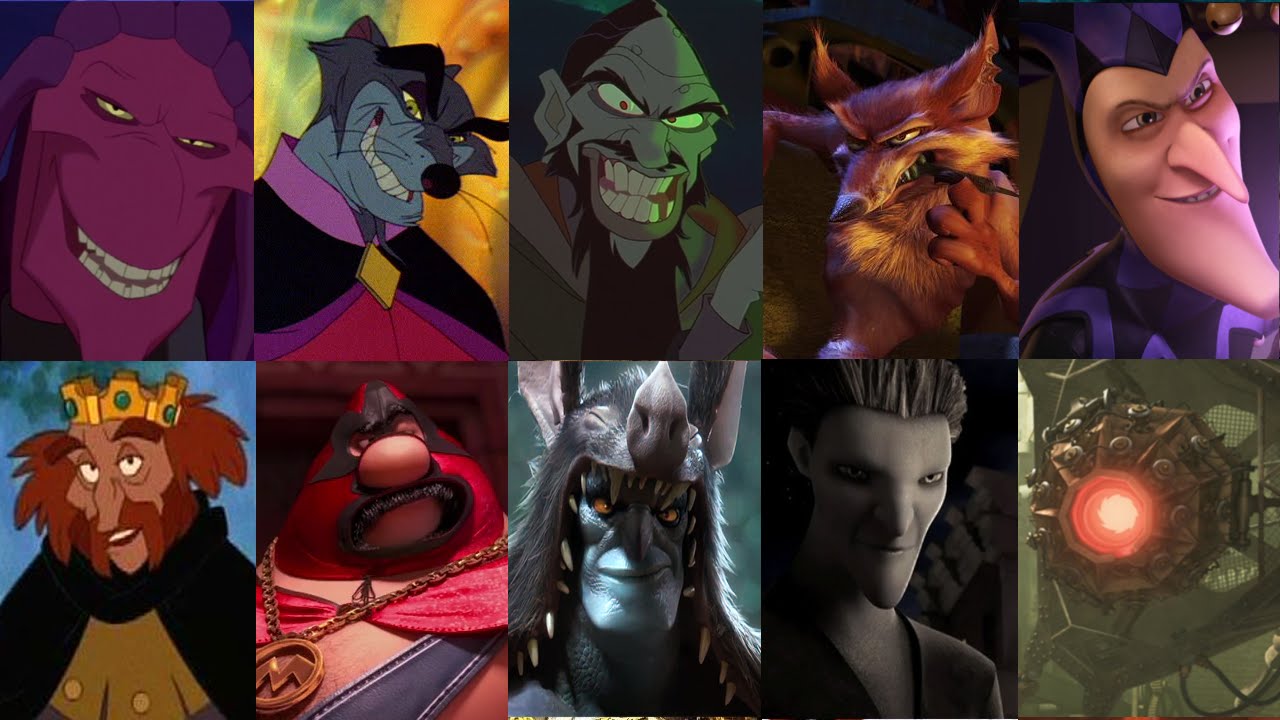 Defeats of My Favorite Non Disney Animated Movie Villains