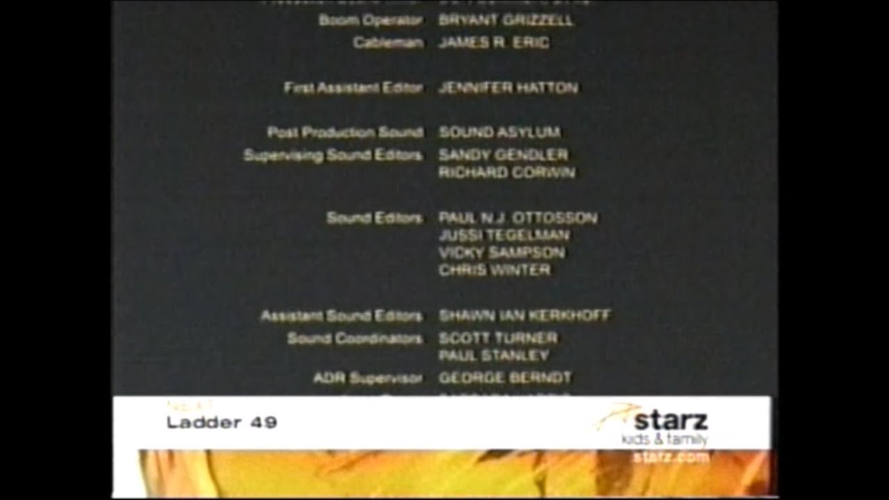 Delivering Milo (2001) End Credits (Starz Kids & Family 2006)