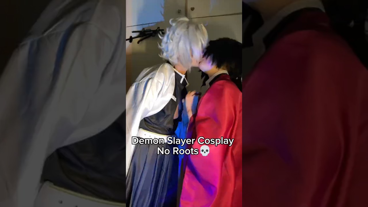 Demon Slayer Cosplay | No Roots💀😂 #kimetsunoyaiba #demonslayer #anime #cosplay #fyp