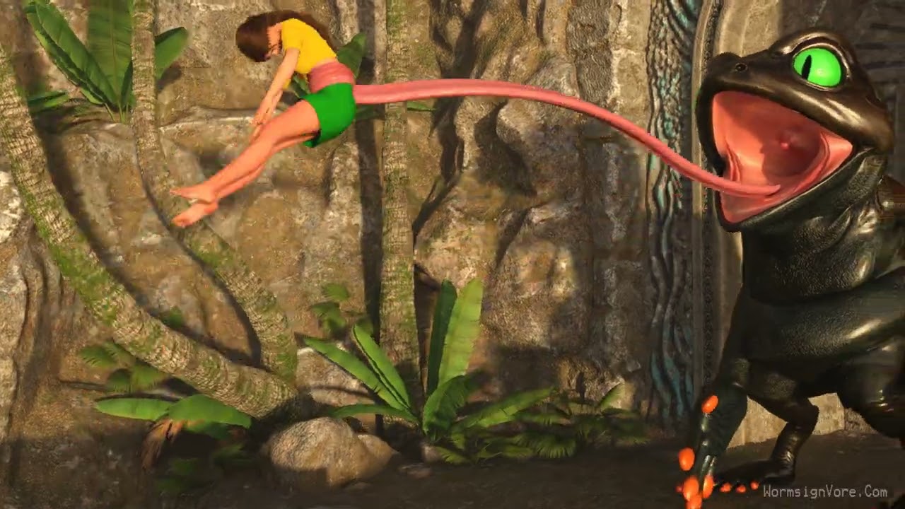Demon Toad Eats Jane Porter