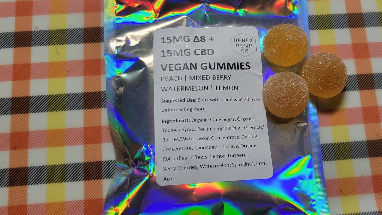Denex Hemp Co Delta 8 / CBD Vegan Gummies Review! 👌😋