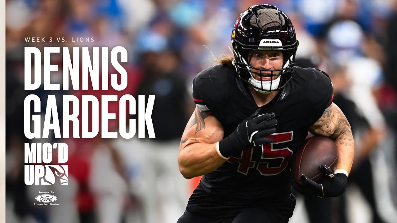 Dennis Gardeck Mic’d Up vs Lions | Arizona Cardinals
