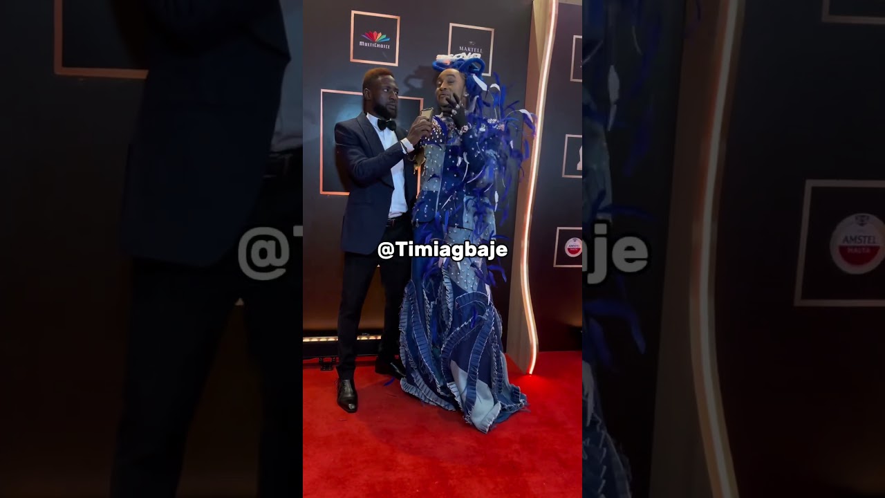 Denrele Edun at the AMVCA. So full of energy