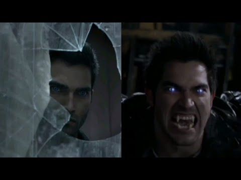 Derek Hale Blue Beta Werewolf Scenes | Teen Wolf Season 1