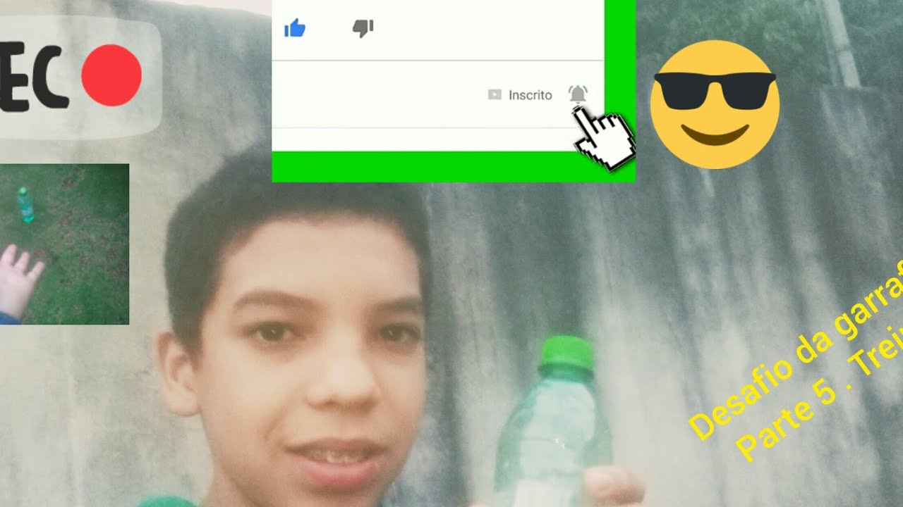 Desafio da garrafa . Parte 4 . Treino .