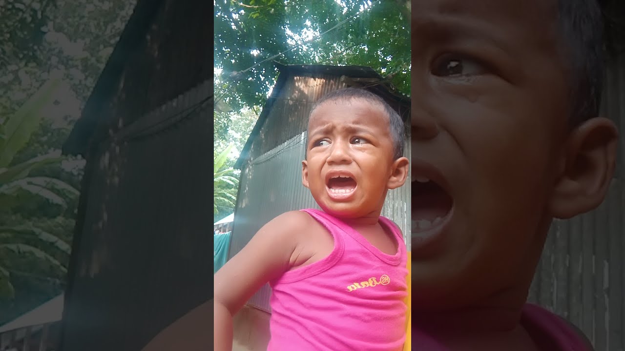 Desi baby funny crying & lounging #funnyshorts
