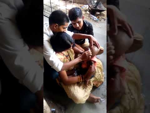 Desi bhabhi Mundan Breastfeeding | Mundan Sanskar Vlog | Village Bhabhi | Unbelievable Charity
