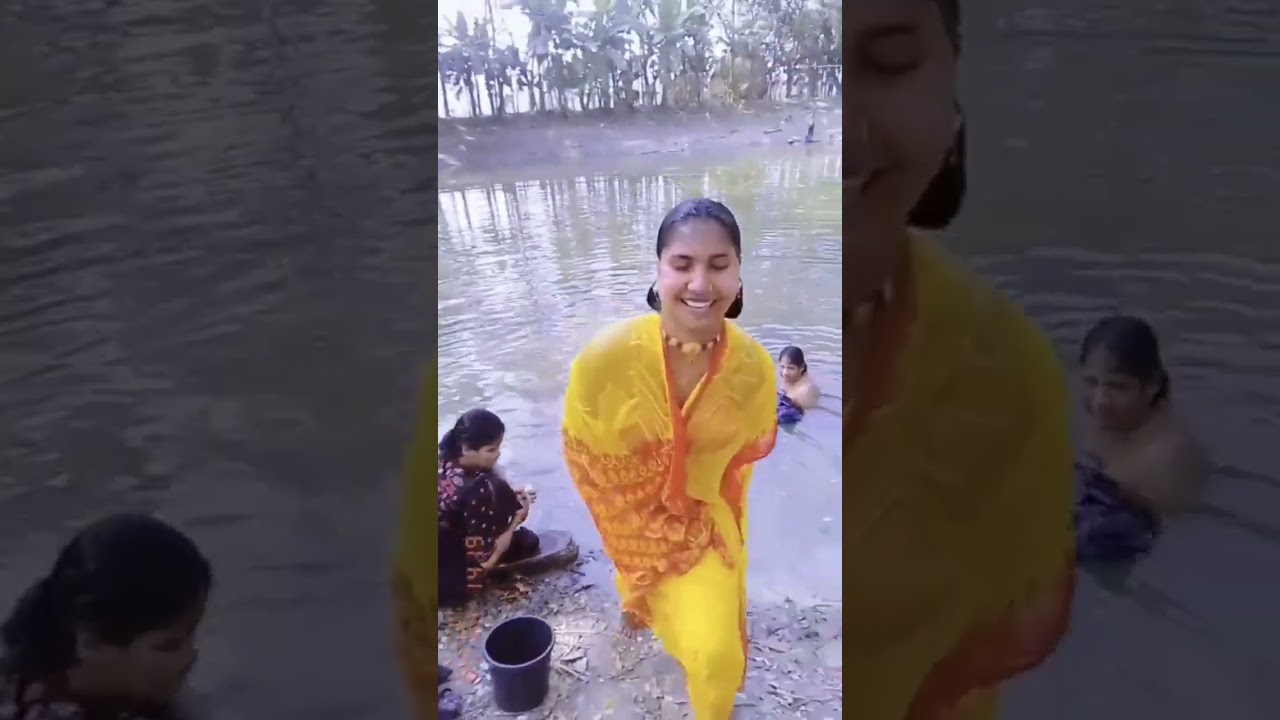 Desi bhabi bathing video komna || puja mozz 52