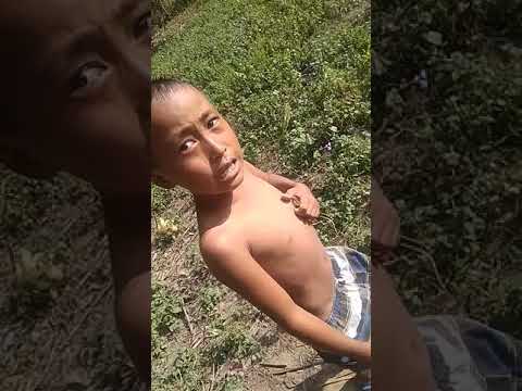 Desi boy crying in village