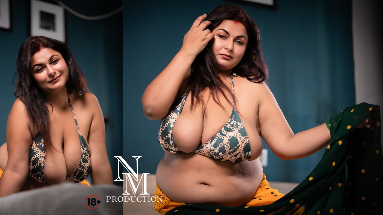 Desi Chubby Beauty Hotest Indoor Saree Video || BABITA BOUDI || Cinematic Look  || NM Production
