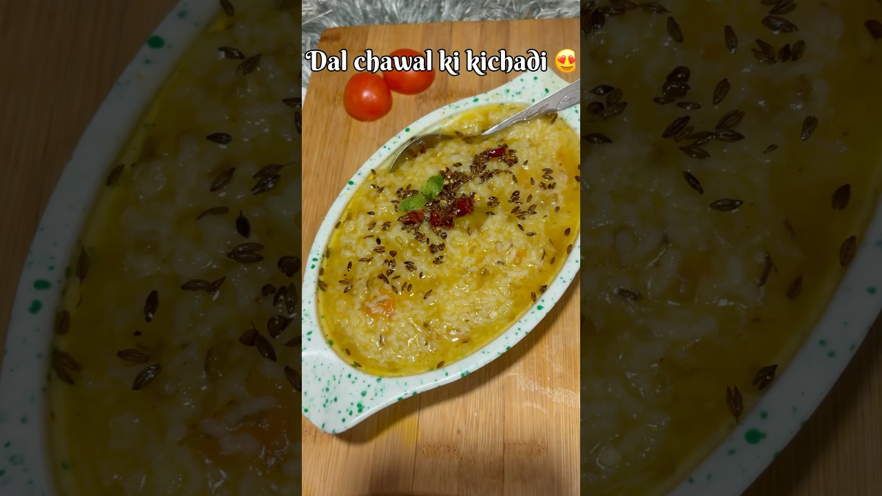Desi ghar ki khushboo-khichdi let’s try #food #trend #recipe #cooking #khichdi #shortvideo #