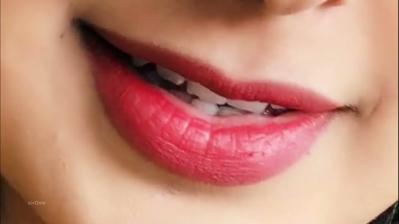 Desi Girl Close Up Lips