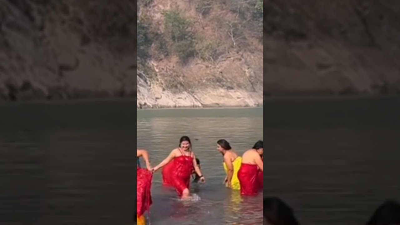 devghat mela bath #sonylex #ytshortsvideo