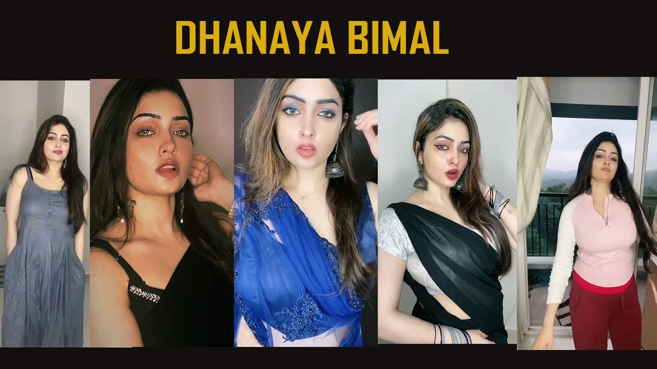 Dhanyamanezhi | Dhanaya Bimal | Mallu girl super tiktok videos