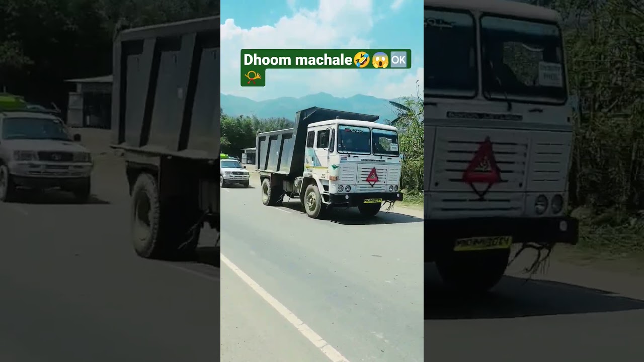 DHOOM MACHALE truck horn sound 😱😂#trucklovers #dhoommachaledhoom #trending #viral
