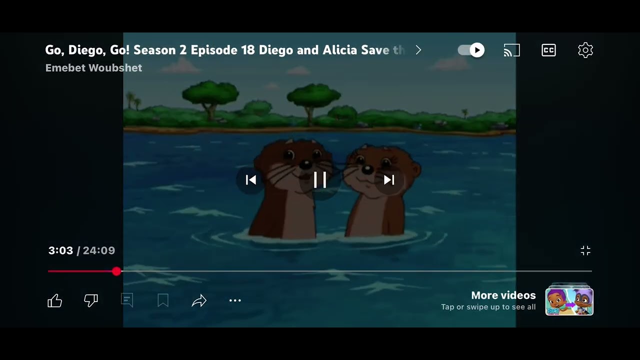 Diego The river otters 🦦 song 🎧 🎵 🎶