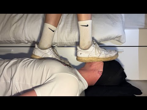 Dirty nike shoe trample