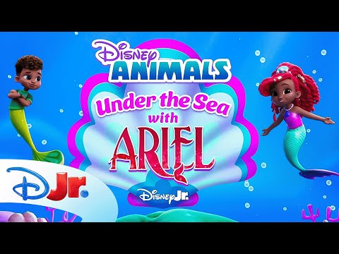 Disney Animals - Sharks 🦈 | Under the Sea with Ariel | The Little Mermaid 🧜🏾‍♀️ | @disneyjr