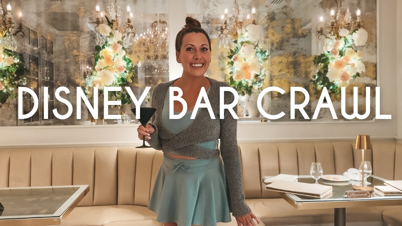 Disney Boardwalk Bar Crawl 🍸🍹 Best Adult drinks and Snacks in Disney World