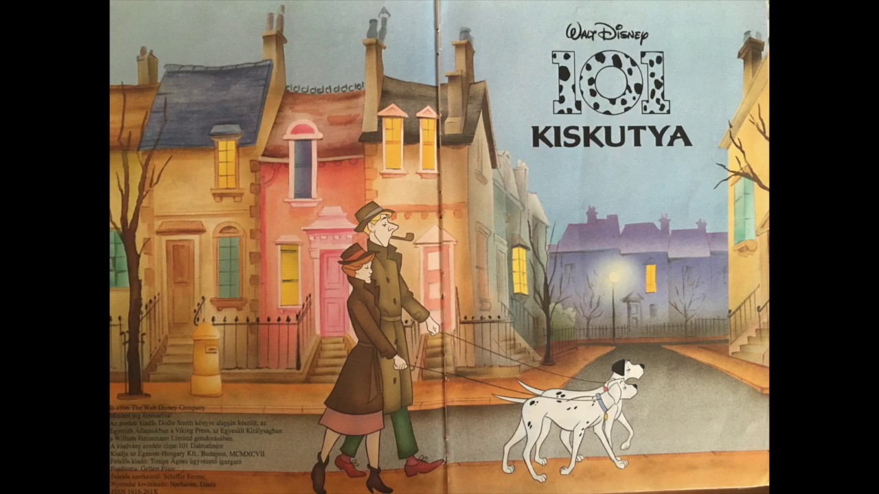 Disney Könyvek- 101 Kiskutya Hangoskönyv