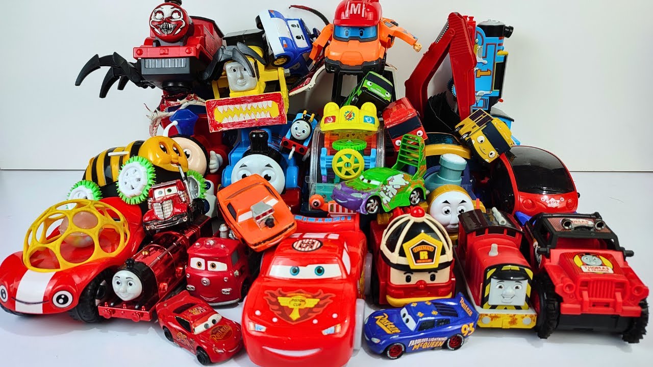 Disney Pixar Cars , Lightning McQueen Filmore Cruz Ramirez Chevrolet Porsche Mater Towing  | ASMR
